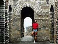 Alessandra Ambrosio na Wielkim Murze w Chinach